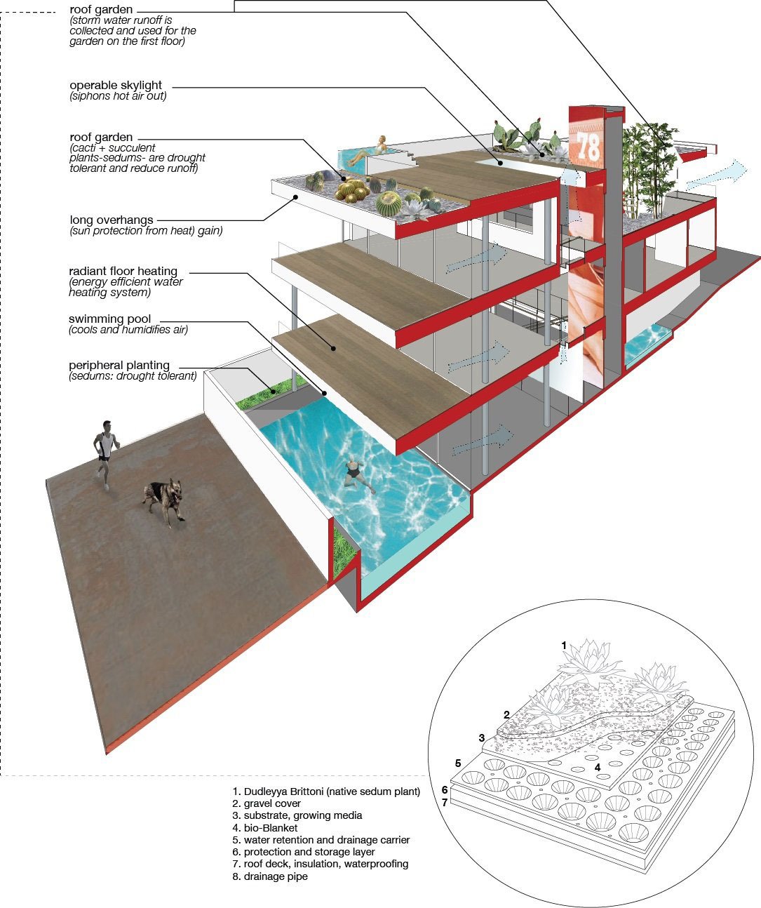 Дизайн частного дома Flip Flop от студии Dan Brunn